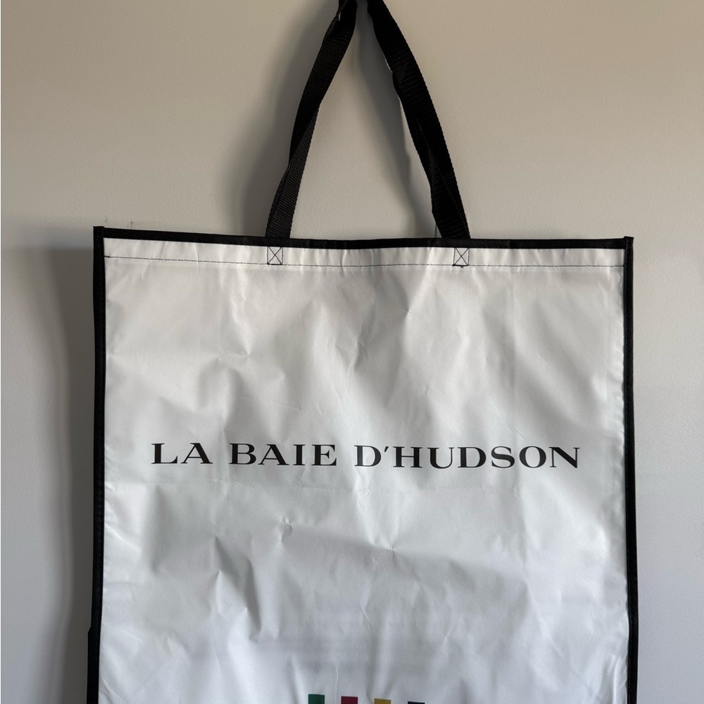 Collectible Hudson’s Bay White Tote Bag - Picture 2 of 5